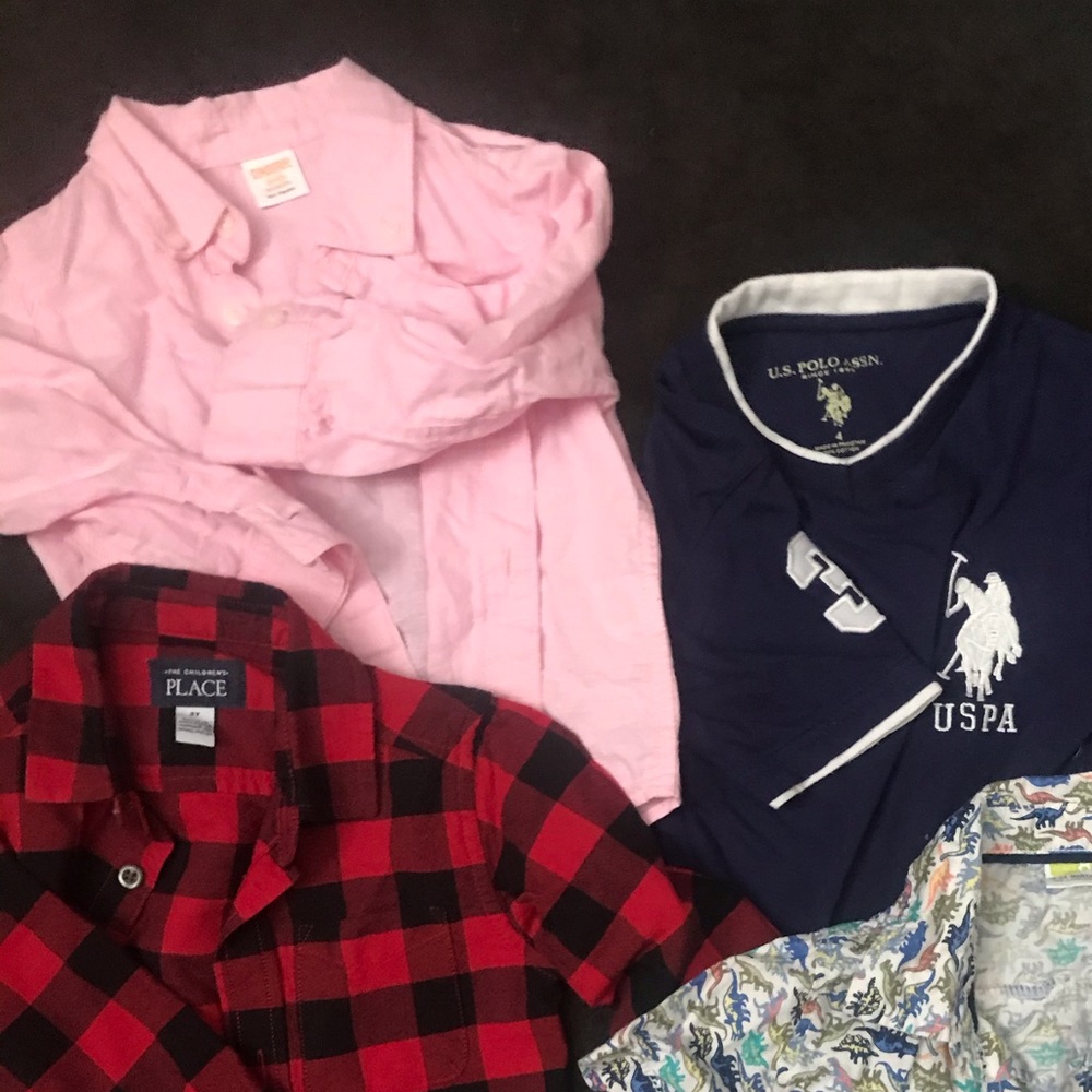 Bundle of Toddler Button-down Collared Shirts 🦕